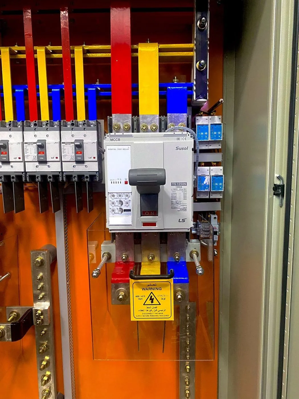 Busbar & Breaker Assembly — Al Misbah Al Sehri switchgear, Dubai