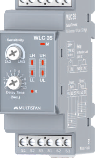 Multispan WLC 35 — Two-tank electronic water level controller